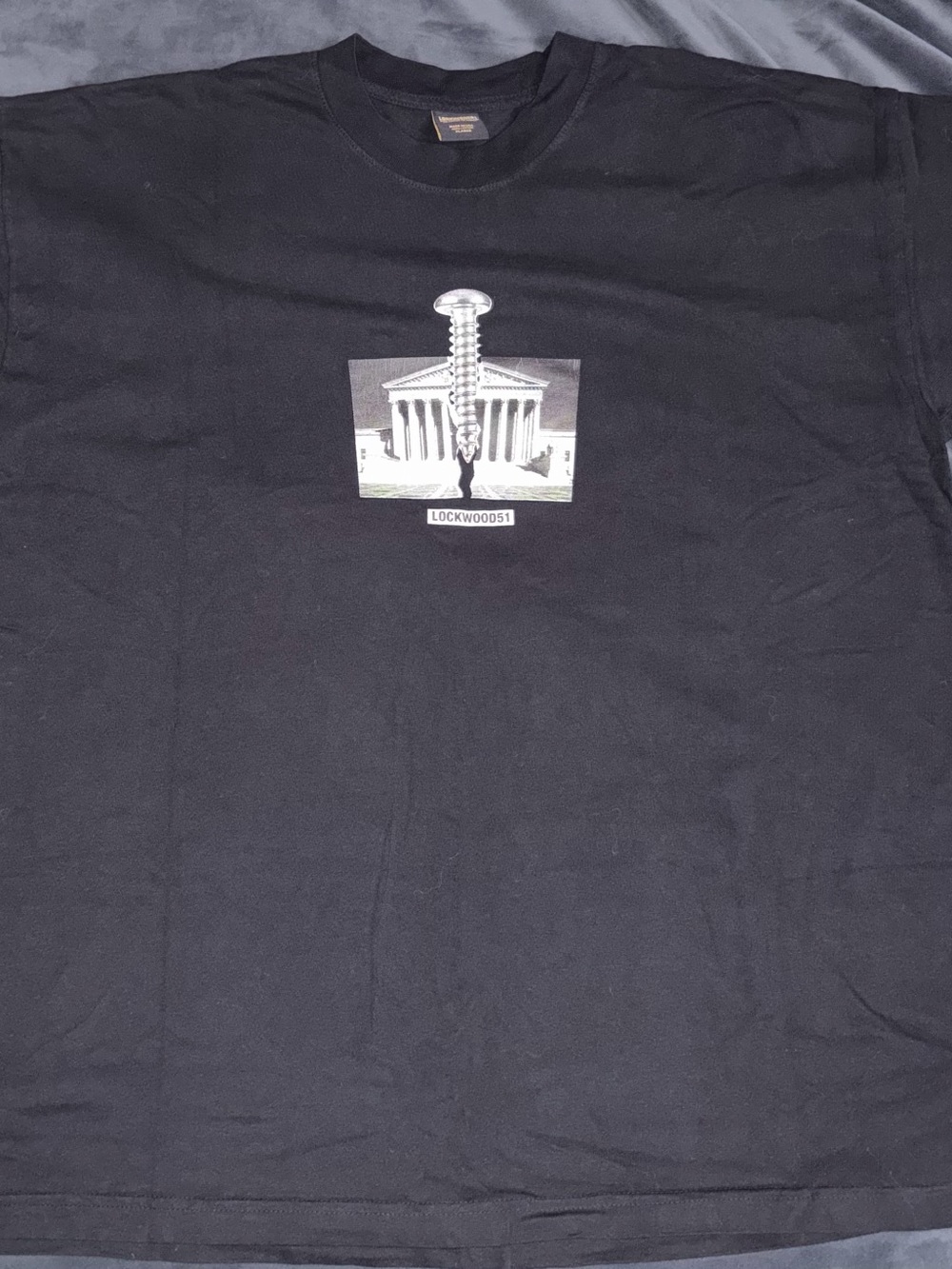 Black Graphic Crewneck T-Shirt